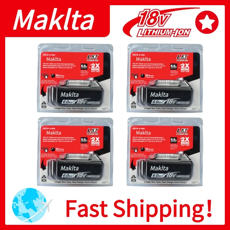 

For Makita 18V Battery, 6Ah Lithium-Ion Pack, Batterie for Makita 18V Replacement, Perfect for Outdoor and Indoor Use.