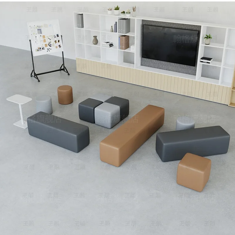 北欧風リビングルームソファスツール靴交換用スツールシンプル壁掛けベンチストリップ組み合わせスクエアスツールフットペダルショッピング