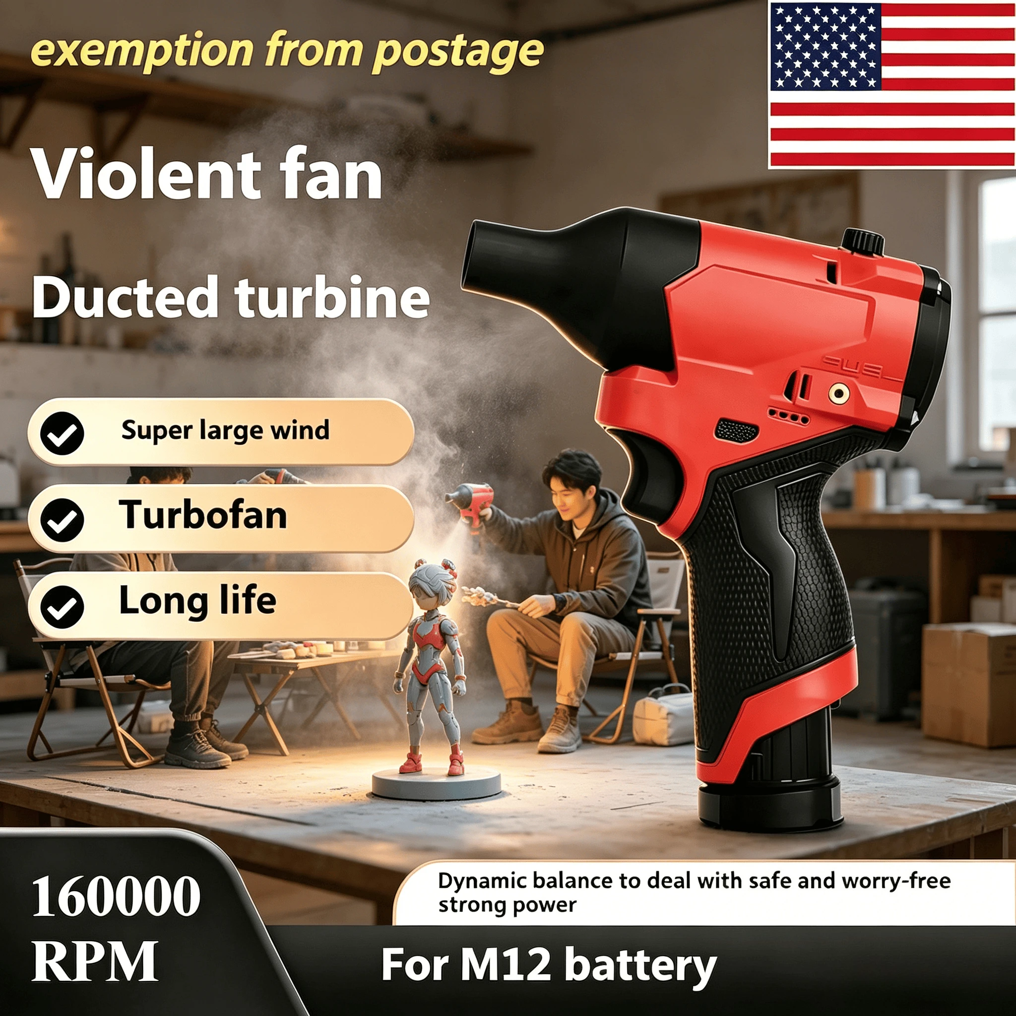 

Турбопистолет для удаления пыли в офисе. Для электрического бесщеточного фена Milwaukee M12 Super Jet Fan — высокоскоростной портативный воздуходув для удаления пыли.