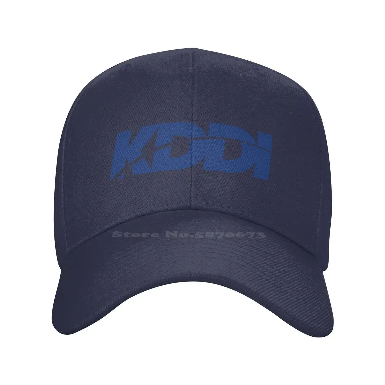 KDDI Corporation Logo Fashion quality Denim cap Knitted hat Baseball cap