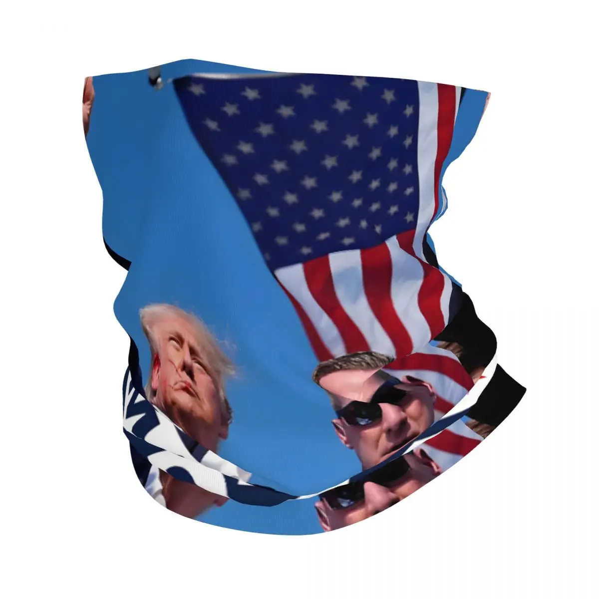 2024 Dream Motocross Bandana Neck Cover Printed T-Trumps Wrap Scarf Running Unisex Adult Winter