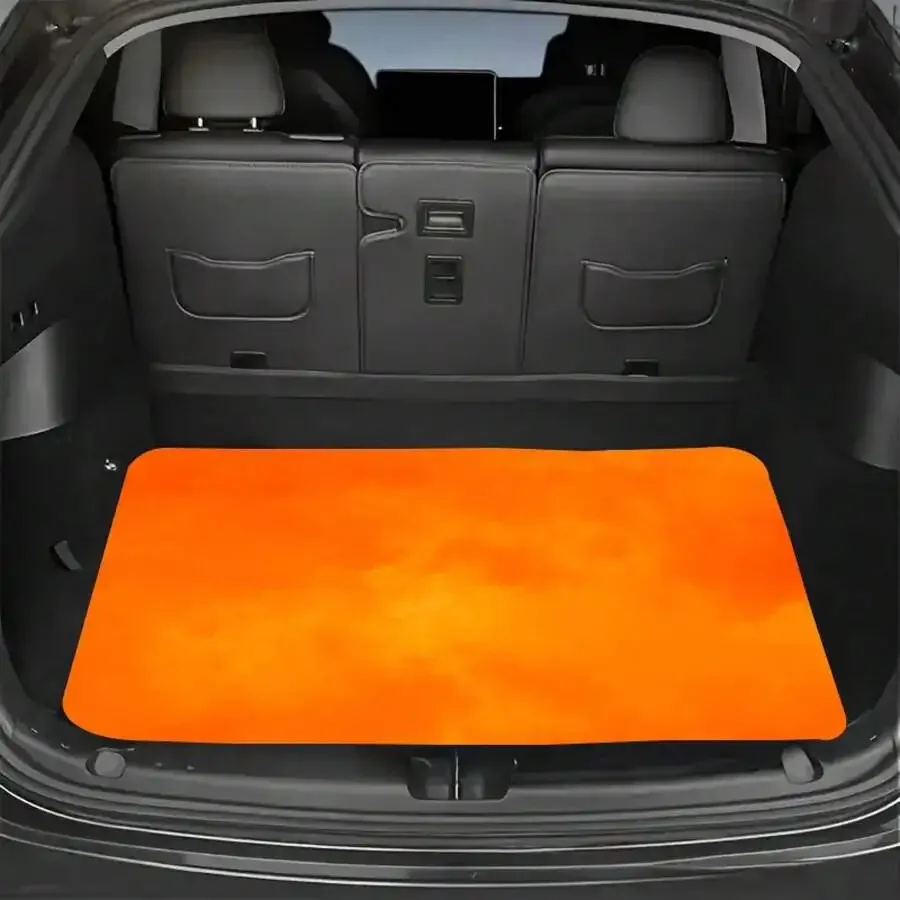 1 Piece, Stylish Pattern Car Trunk Mat, Keeps Your Car Interior Clean And Fashionable, Durable And Stylish Interior Protection,