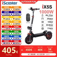 iScooter iX5S Electric Scooter EScooter 1000W  15Ah 25km/h Speed Range 60-65km Powerful 11Inch Foldable Electric Kick Scooter