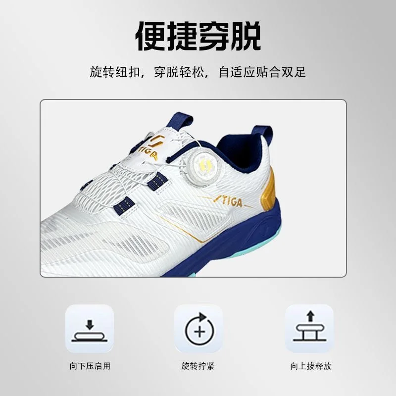 2026 New Arrival Table Tennis Shoes For Men Women Quick Lacing Badminton Shoes Unisex Designer Sports Shoes Badminton Training