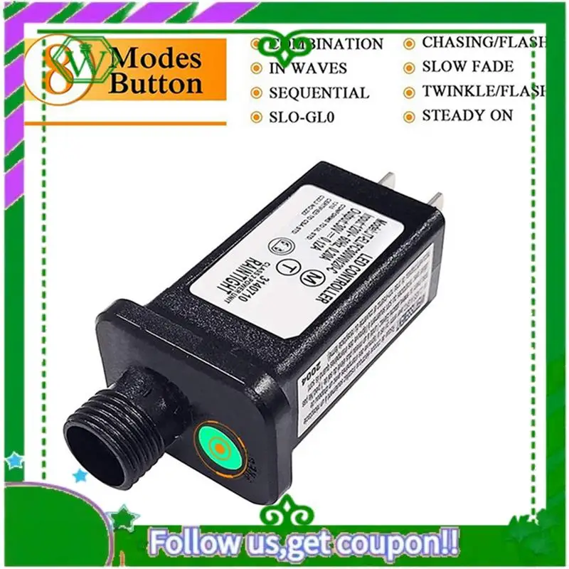 ABIK-3X 24V Transformer Plug Power Supply Suitable For Christmas Halloween LED Equipment Decorations EU Plug