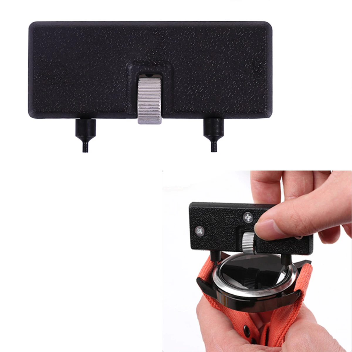 4Pcs/Set Watch Battery Replacement Kit Wrench Back Remover for Rotate Open Cover Case Opener Watch with Watch Back  Remover