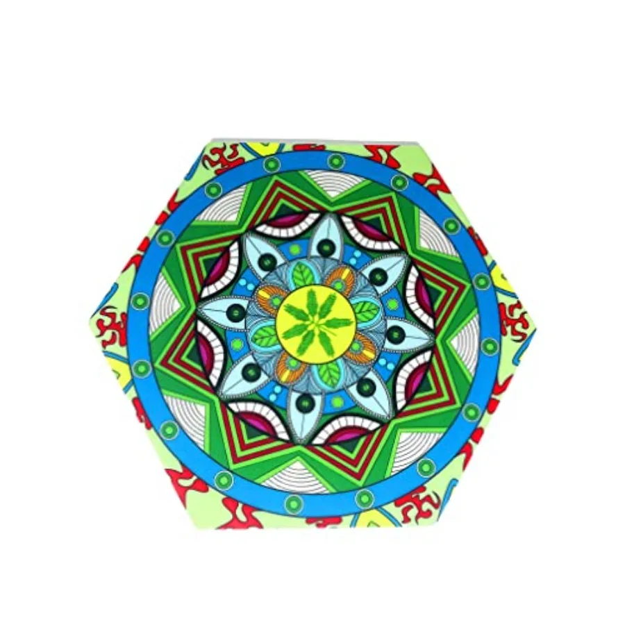 

Trippy Mats - Silicone Heat Resistant Cooking Mat, Wax Mat, Cool Designs, Hexagon Non Stick Mat
