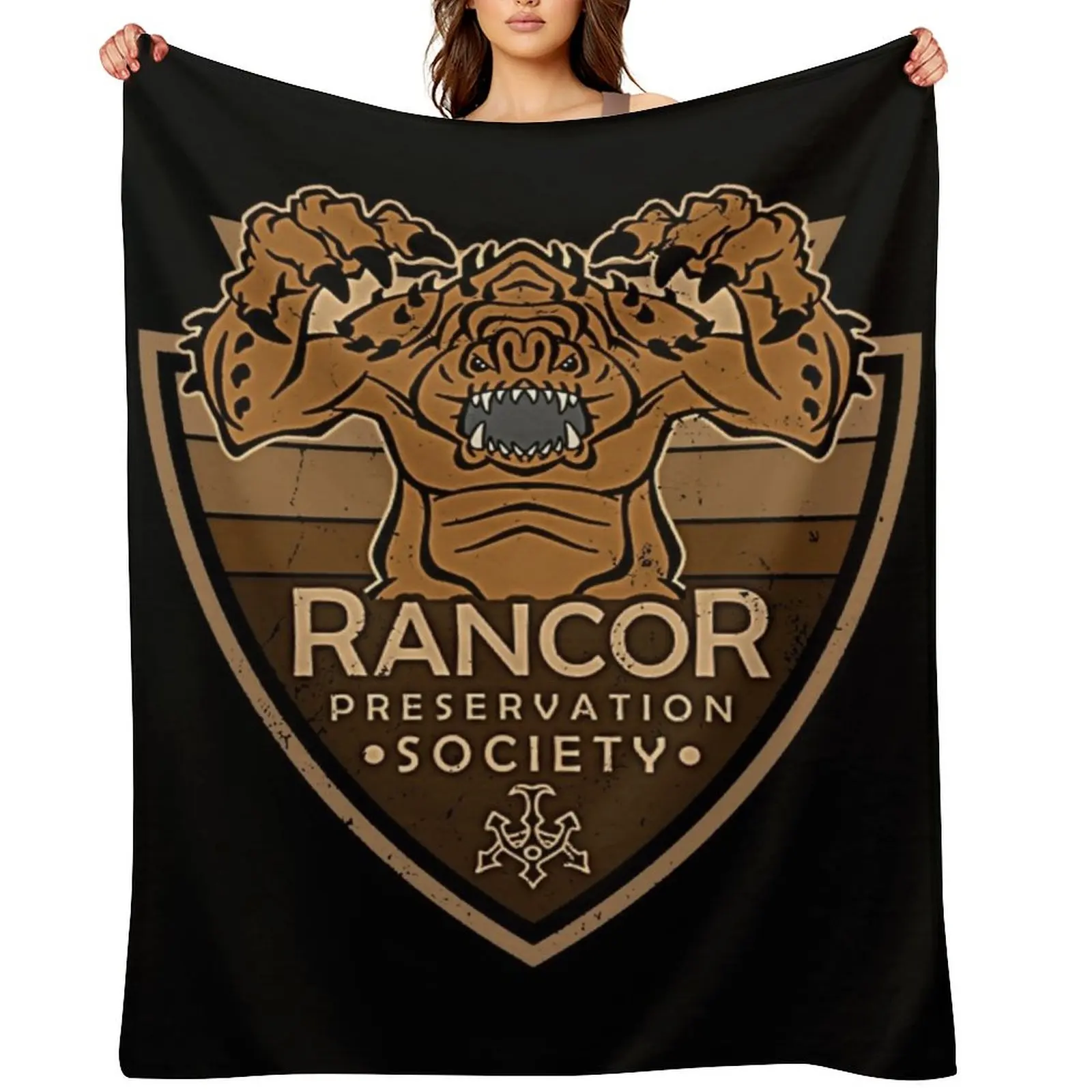 

Rancor Preservation Society | Geekdom Pop Culture | DopeyArt Throw Blanket Hair for babies Shaggy Vintage Blankets