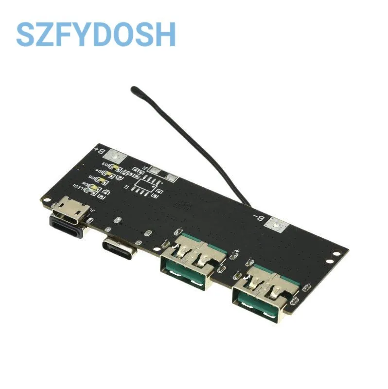 22.5W Quick Charging Mobile Power Module QC4.0 PD3.0 5 Port Dual USB Mobile Power Bank Circuit Board Protection Diy Motherboard