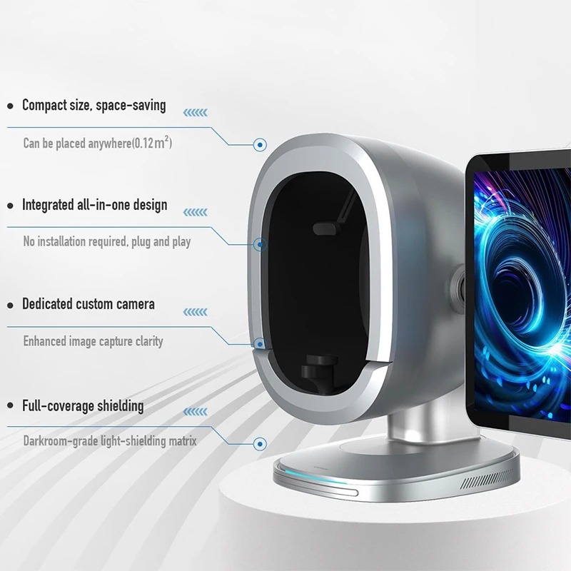 2025 Newest Beauty Facial AI 3D Face Scanner Skin Analysis Machine Spectrum Analyzer Aesthetics Wrinkles Home Appliances