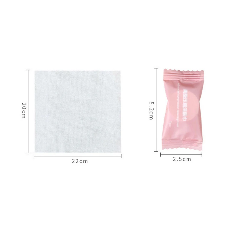 50pcs/lot Mini Compressed Towel Disposable Capsules Towel Magic Face Care Tablet Outdoor Travel Cloth Wipes Paper Tissue Mask