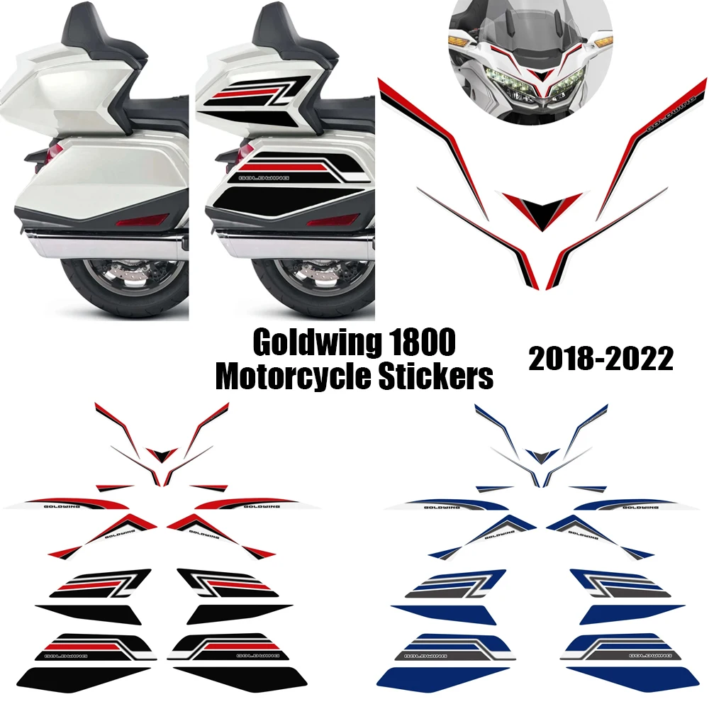 

Motorcycle Stickers Goldwing GL1800 Trunk Sticker Goldwing1800 Luggage stickers Anti Scratch For Honda GL1800 GOLDWING1800 2018-