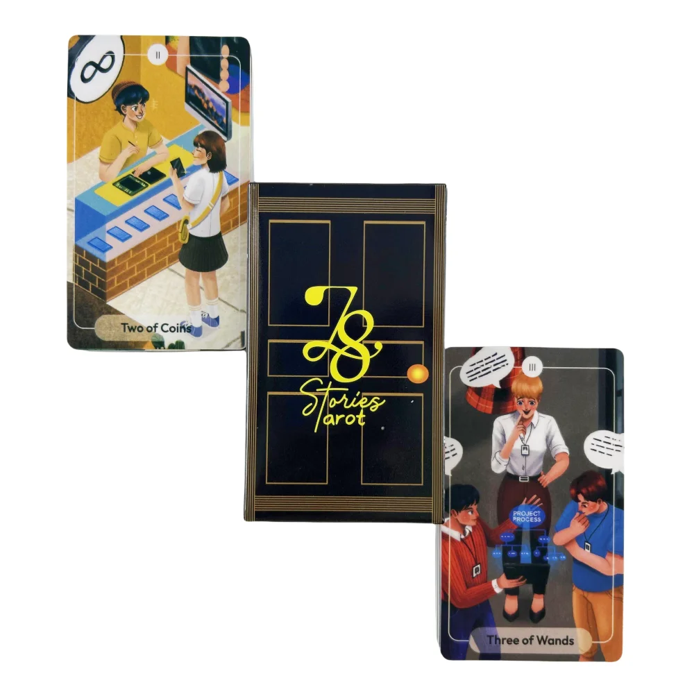 Hot Selling 78 Stories Tarot Cards English Board Game Playing Cards