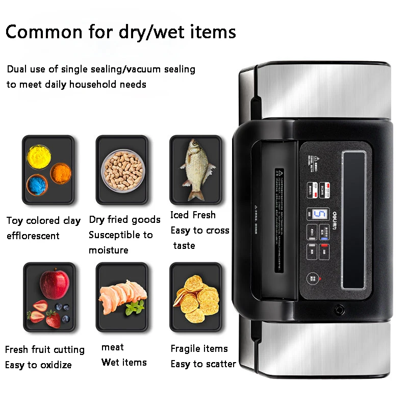 

New Electric Sealing Machine Household Vacuum Sealing Machine Food Packing Machine Kitchen Sealing Packaging Machine