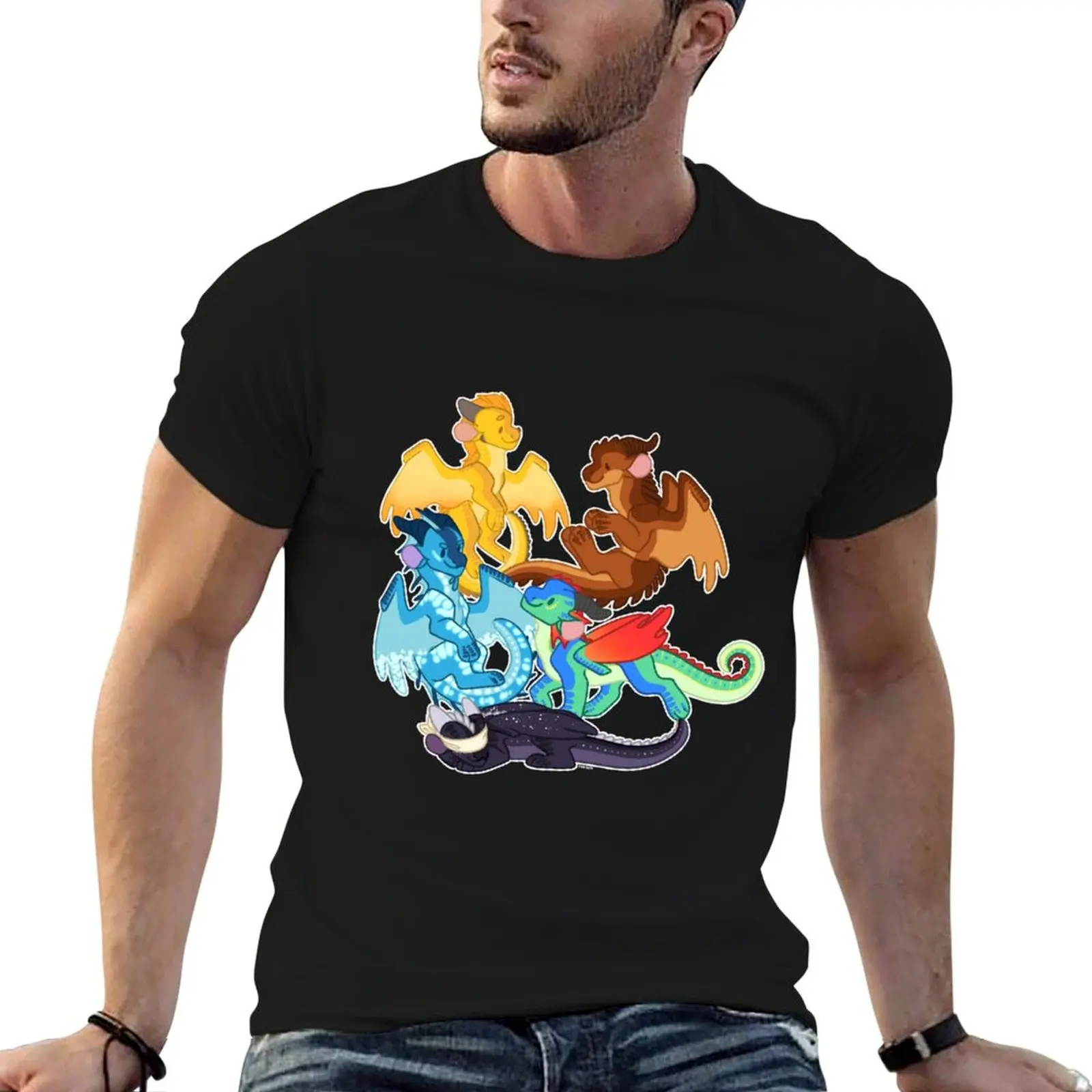 Dragonets of Destiny - T-shirt WOF Wings of Fire, t-shirt graphique minimaliste