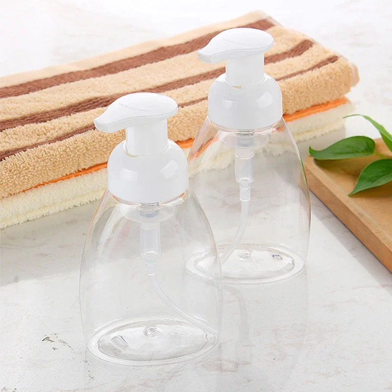 1-4pcs Press Type Plastic Bottle Foam Pump Bottle Cleaning Bottle Hand Sanitizer Shampoo Dispenser Soap Liquid Bottle Empties