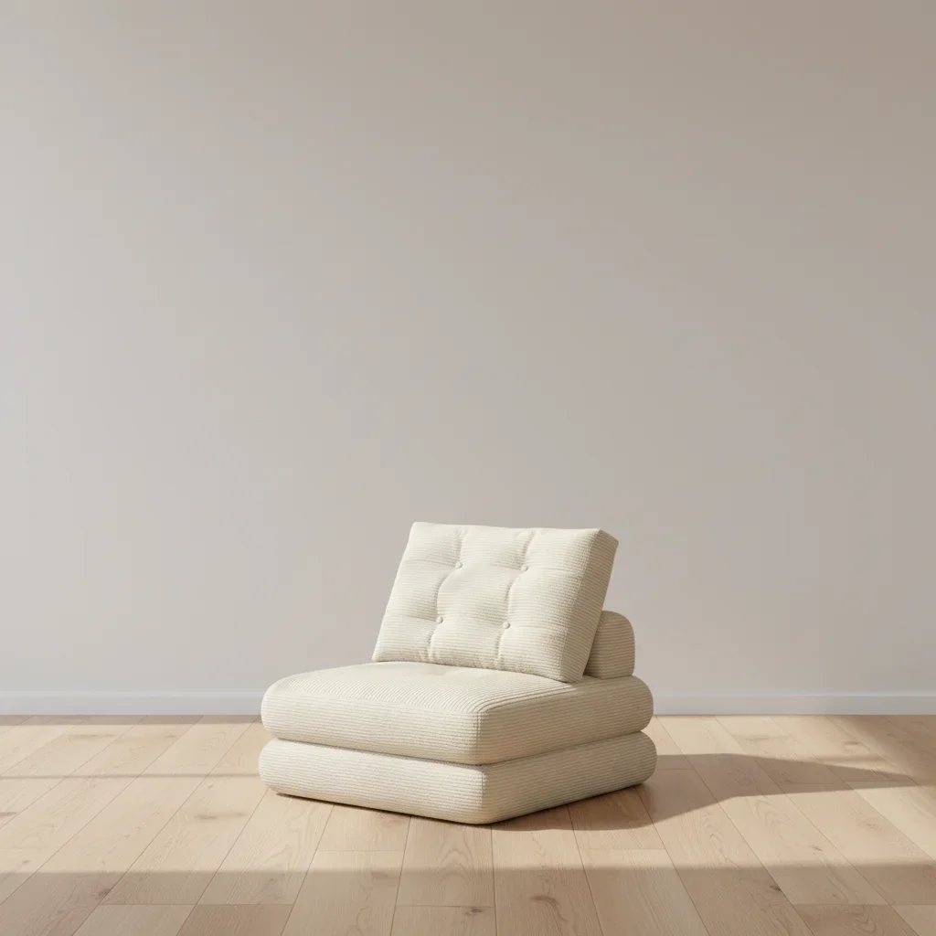 #Vacuum Compressed Bean Bag Sofa in Box Folding Design Sponge Filled Easy Transport Apartment Living Solution