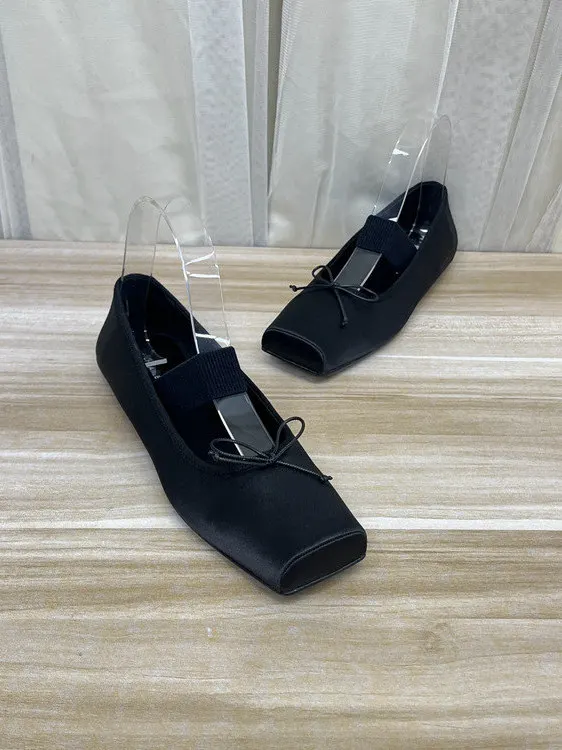 

Удобные балетки с квадратным носком, модные повседневные туфли без застежек на низком каблуке с резиновой подошвой из ультратонкого волокна