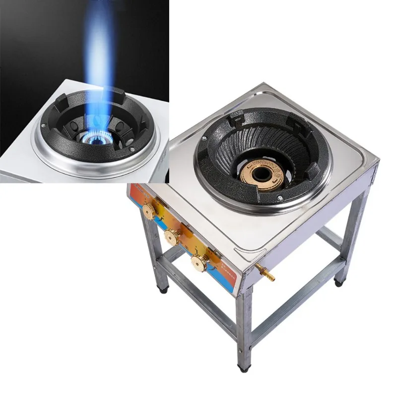 Stir fry gas stove with bracket, suitable for restaurants/Chinese kitchens,
