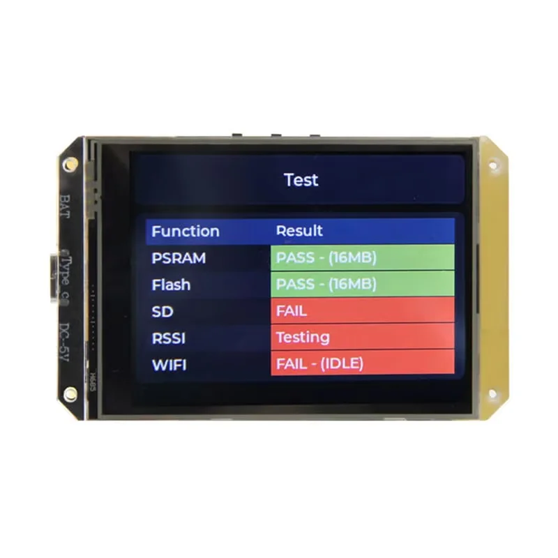 Solide ESP32-S3 T-HMI 2,8 inch touchscreen ontwikkelingsbord ST7789 LCD-scherm WIFI Bluetooth