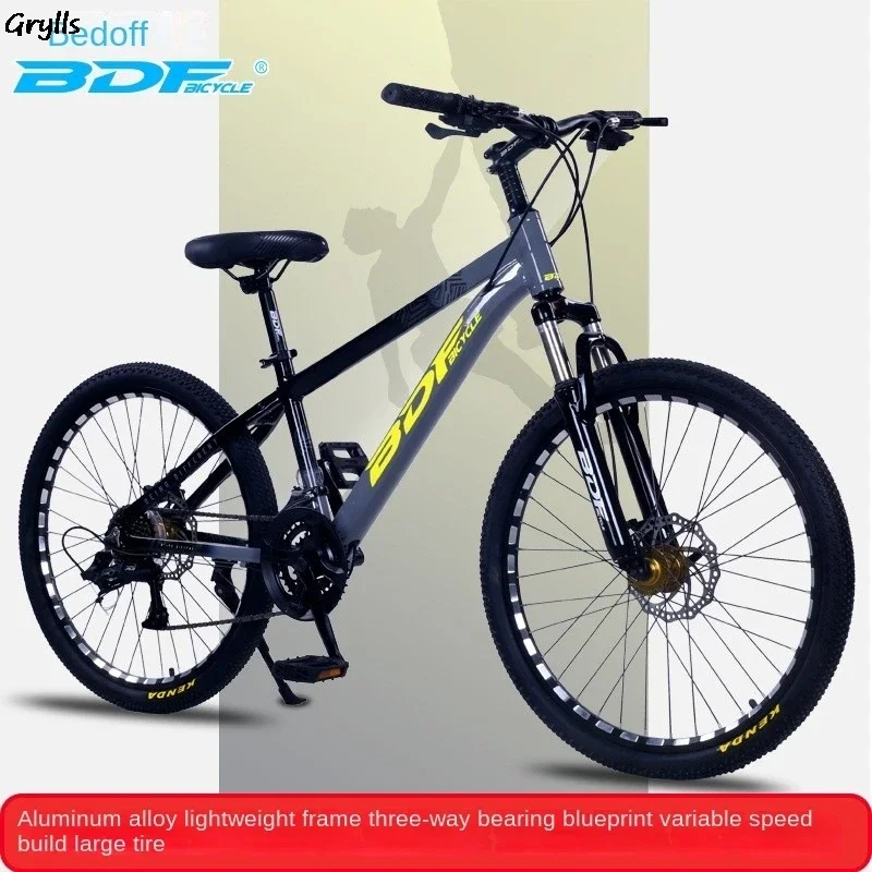 Grylls Aluminiumlegierung Fahrrad Cross-Country Variable Geschwindigkeit Mountainbike Männlich Outdoor-Sport Rennrad Student Radfahren Fahrrad