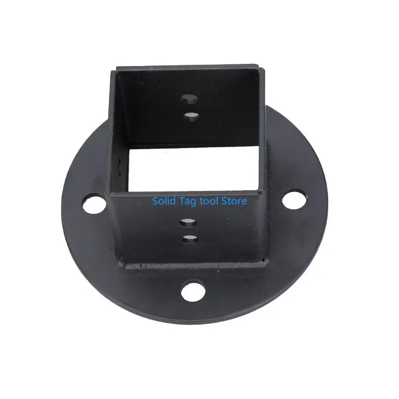 

4XFD 6 шт. портативные кронштейны для столбов, анкеры с порошковым покрытием из металла для ограждения, перила, беседки, беседки