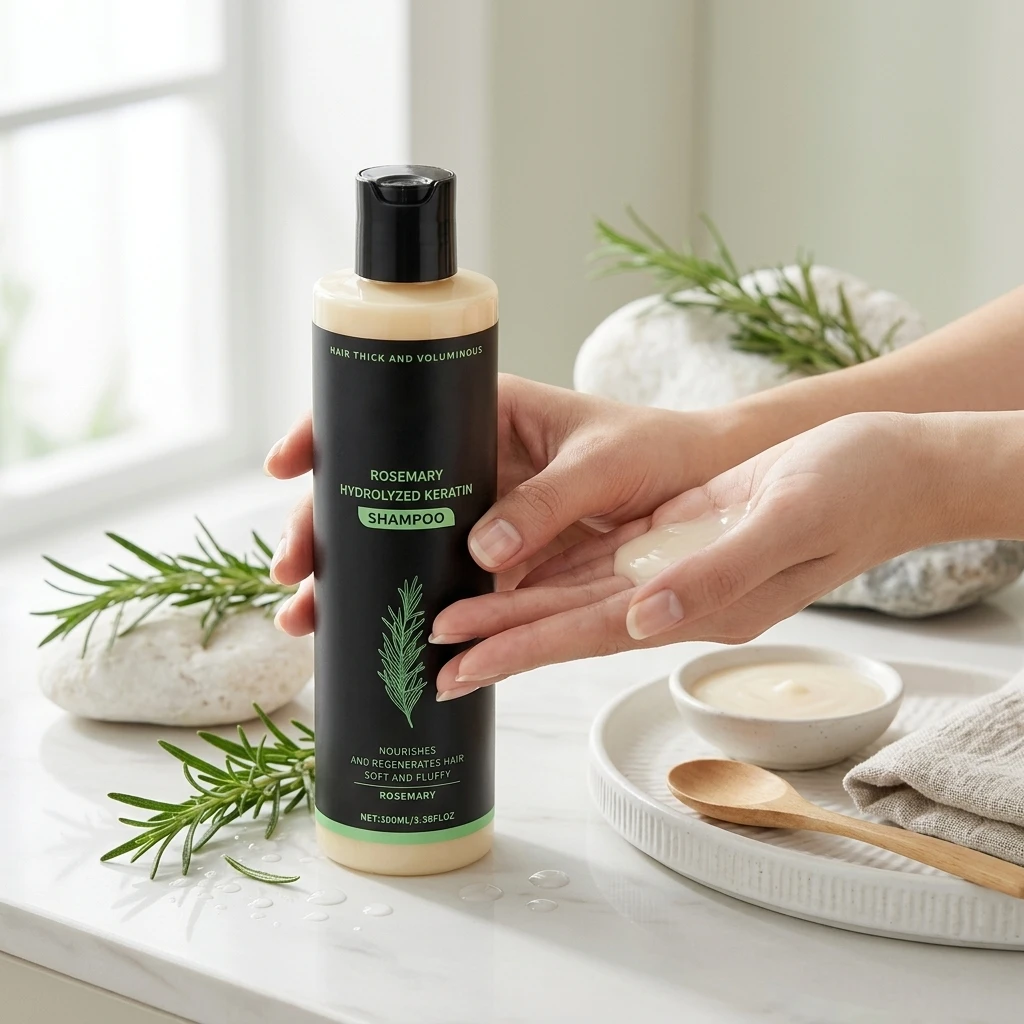 Rosemary Volumizing Shampoo Repair Hair Roots Soothing Scalp Promote Hair Growth Control Oil Reduce Odor Moisturizing Shampoo