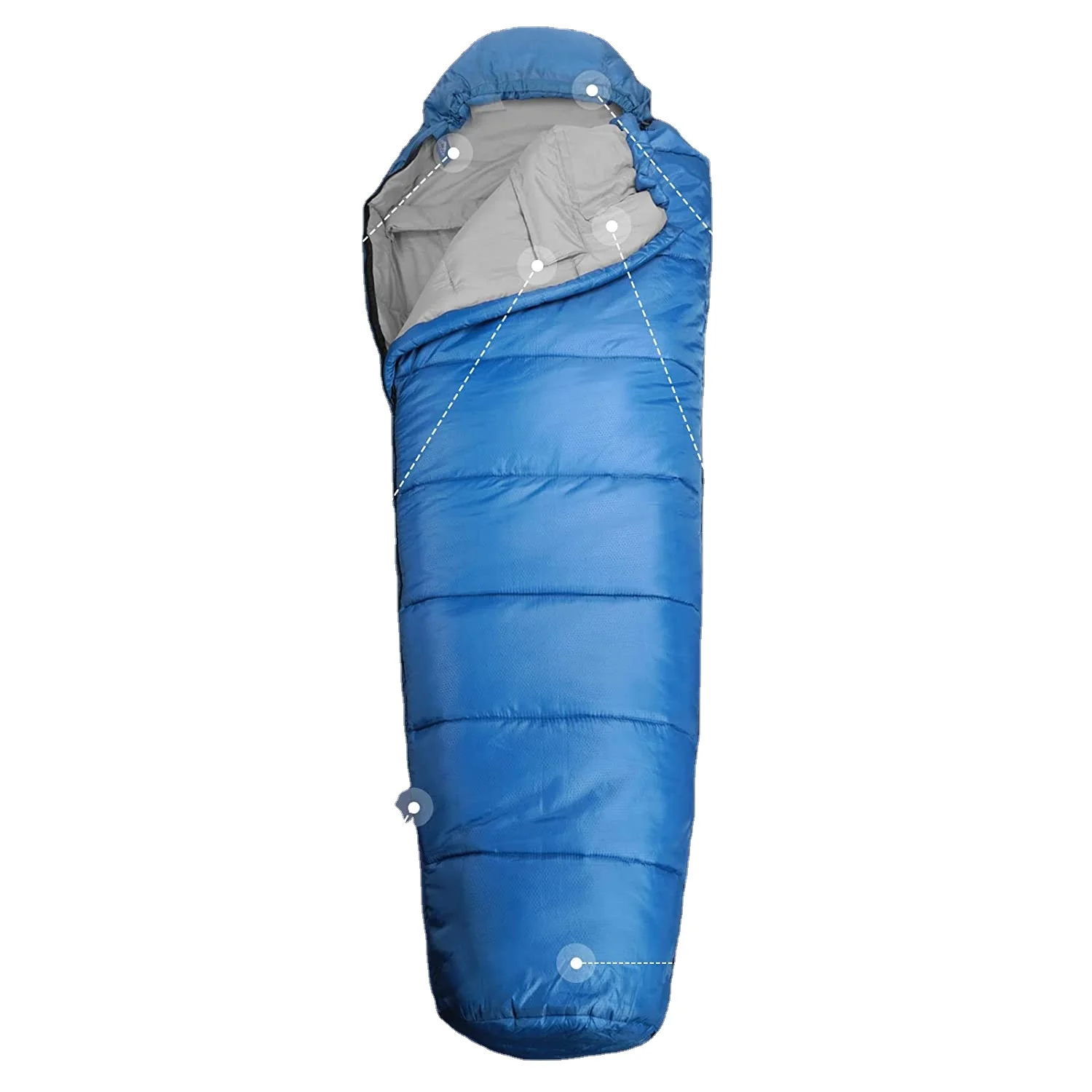 fluffiness 650 filling 1000g camping mom down sleeping bag backpack sleeping bag