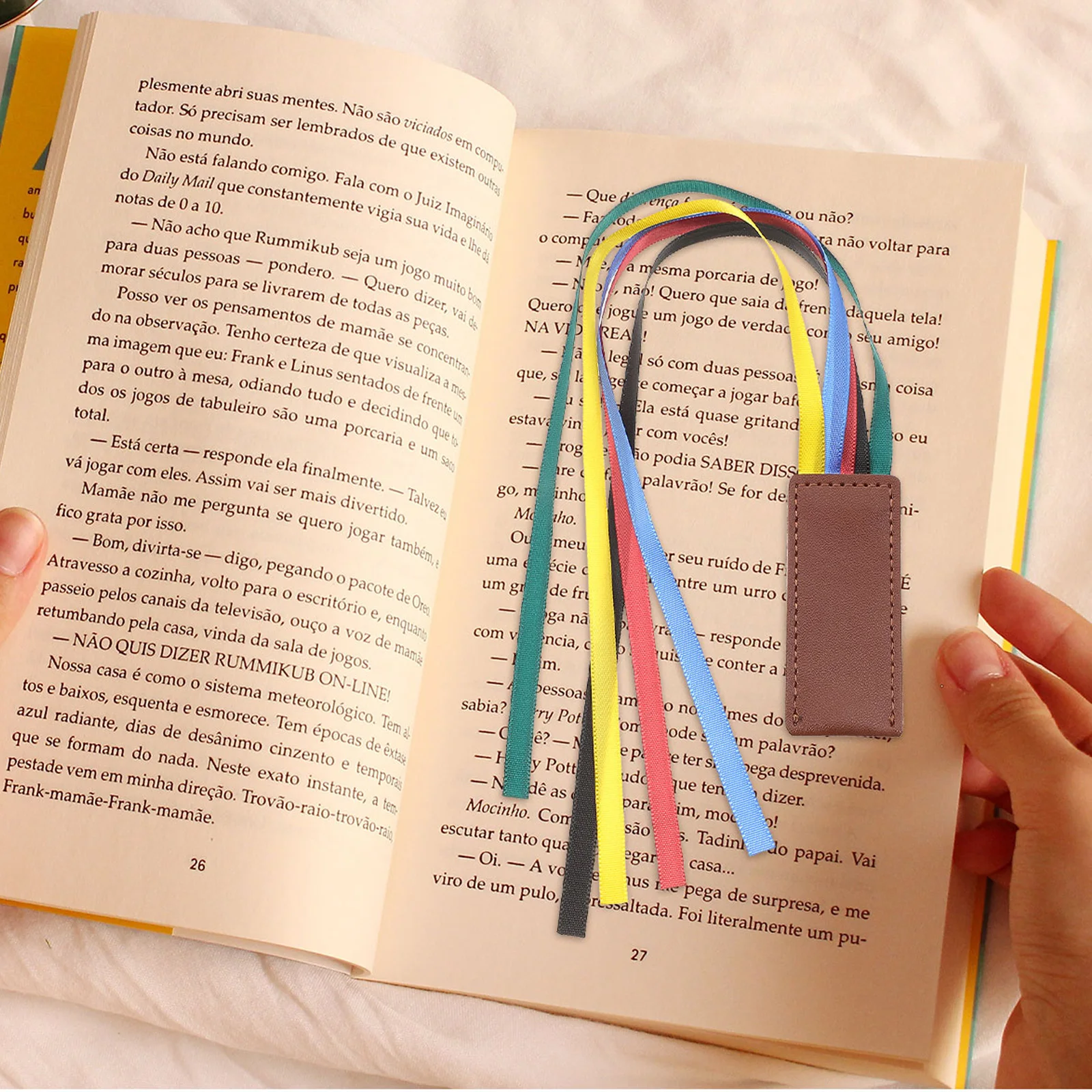 

2pcs Multicolor Bookmarks Ribbon Markers for Bible Chapters Gifts Practical Tools Decorations Record