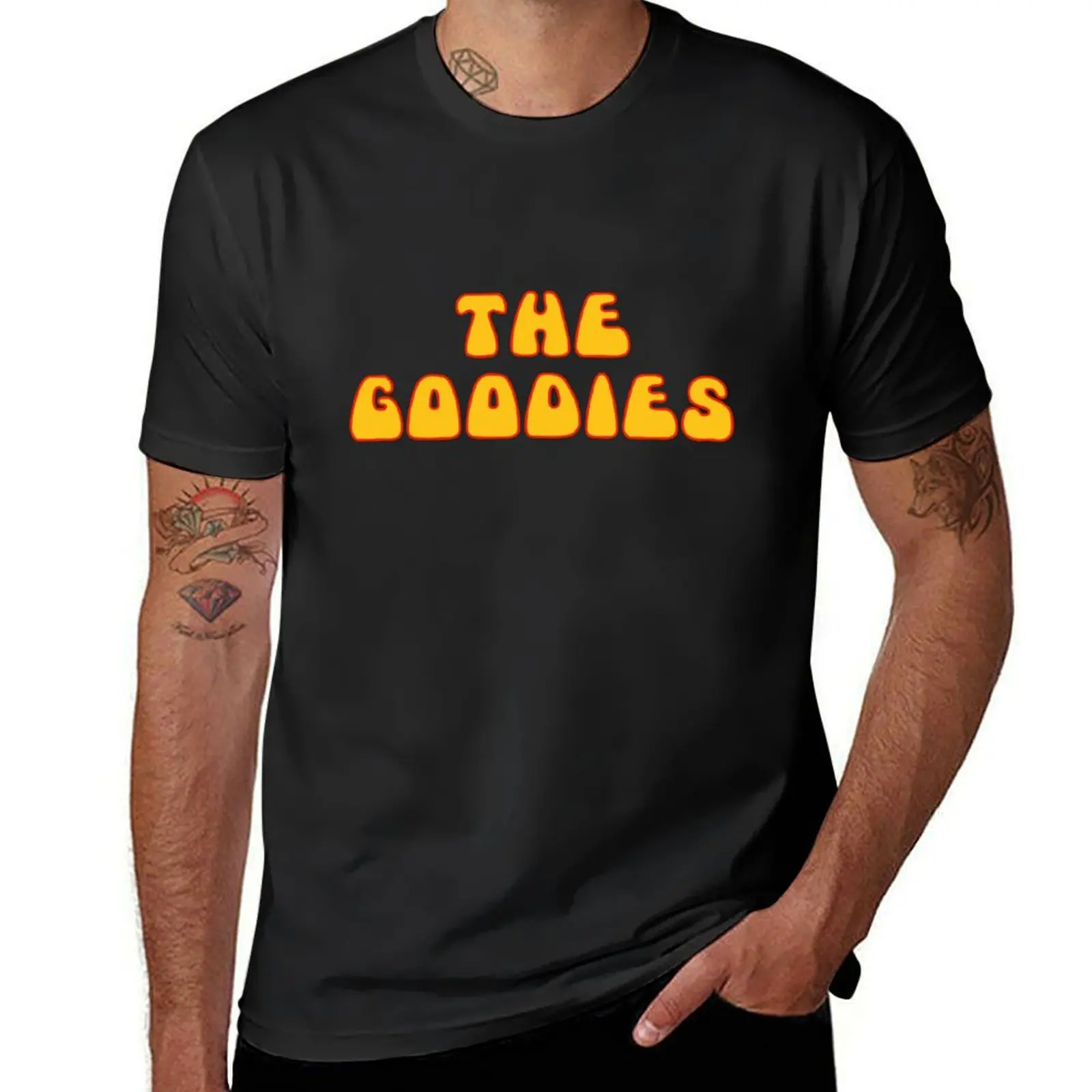 

The Goodies Logo inverted (Modern) T-Shirt vintage summer top summer clothes luxury designer men t shirts high quality