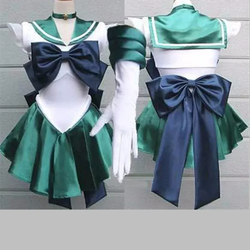 Carnival anime Sailor Moon cosplay sexy costume plus size Halloween bow costumes gift for women Fantasia Lolita costumes dress E
