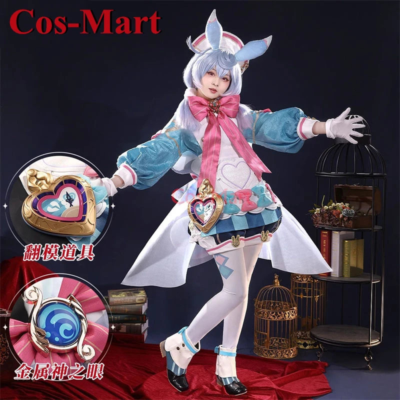 Cos-Mart Hot Game Genshin Impact Sigewinne Cosplay Costume Gorgeous Sweet Uniform Dress Activity Party Role Play Clothing S-XL