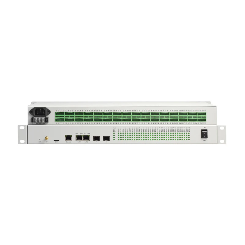 High Performance Industrial Din Rail 16 Channel DI/DO/AI/AO LoRa Transmission Equipment