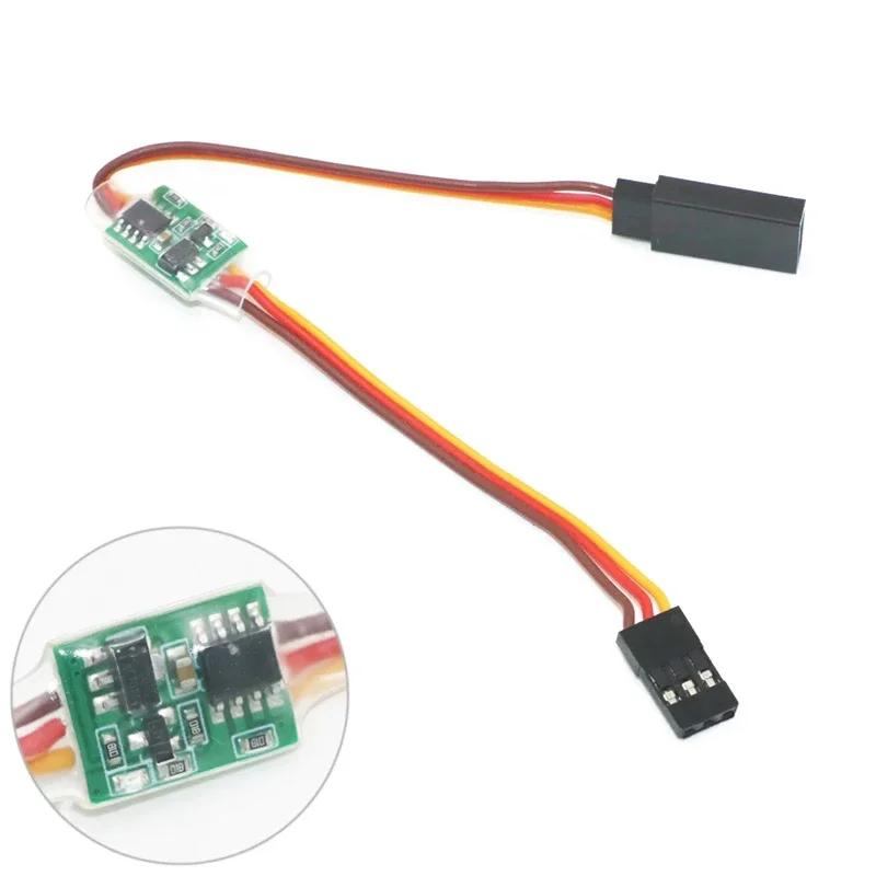 Universal 5~6V / 3.6V~24V Servo Signal Reverser For Rc Servo For JR Futaba Aeroplane V-Tail