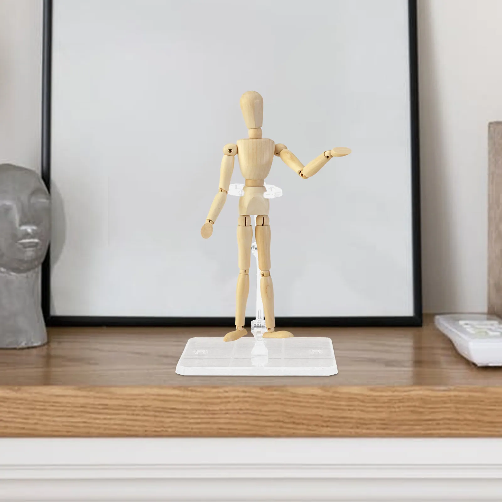 

Набор из 3 регулируемых подставок для фигурок, пластиковые опоры-держатели для стабильной настольной демонстрационной стойки, аксессуары