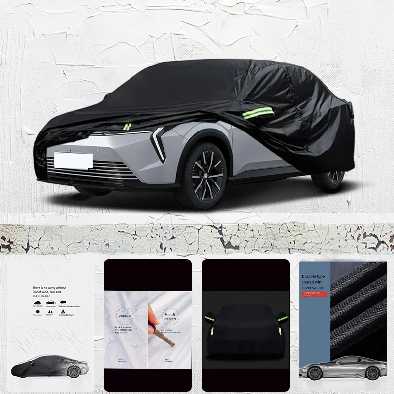 

For honda e;nS2 Auto Anti snow Anti dust Anti uv Anti freeze 210T Anti peeling paint And Anti Rainwater car cover Black