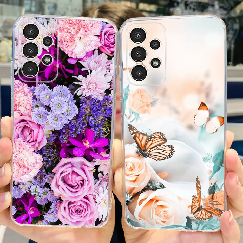 Dla Samsung Galaxy A32 4G przypadku nowa moda malowane pokrywa miękka TPU etui na telefony dla Samsung A32 A 32 GalaxyA32 5G tylna pokrywa zderzak — zdjęcie 6