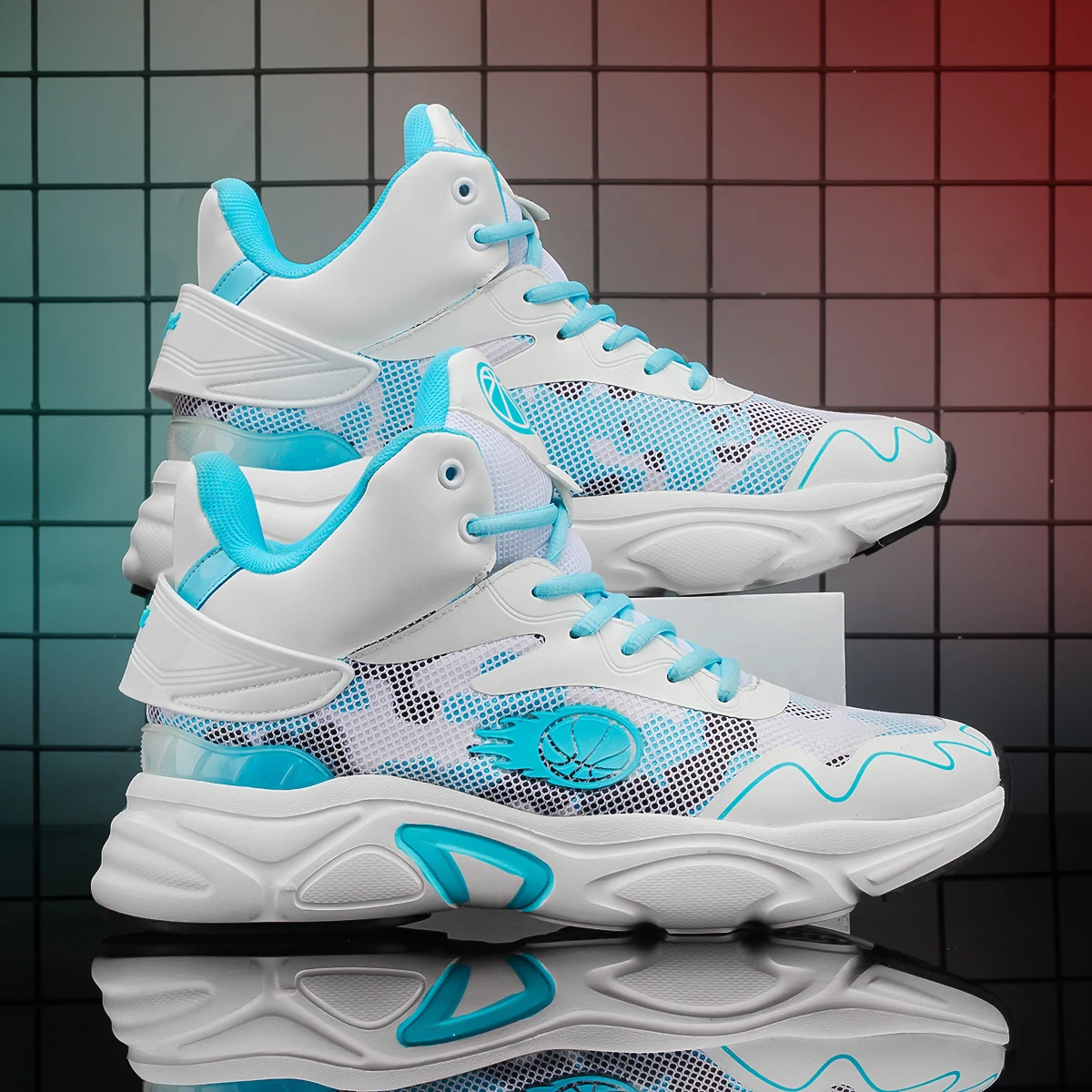 

New Basketball Shoes Shock Absorption Anti-Slip Wear-Resistant Sports Fashion Casual Shoes