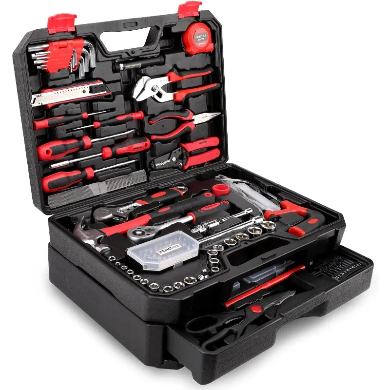 325 Piece Home Repair Tool Kit, General Home/Auto Repair Tool Set, Toolbox Storage Case