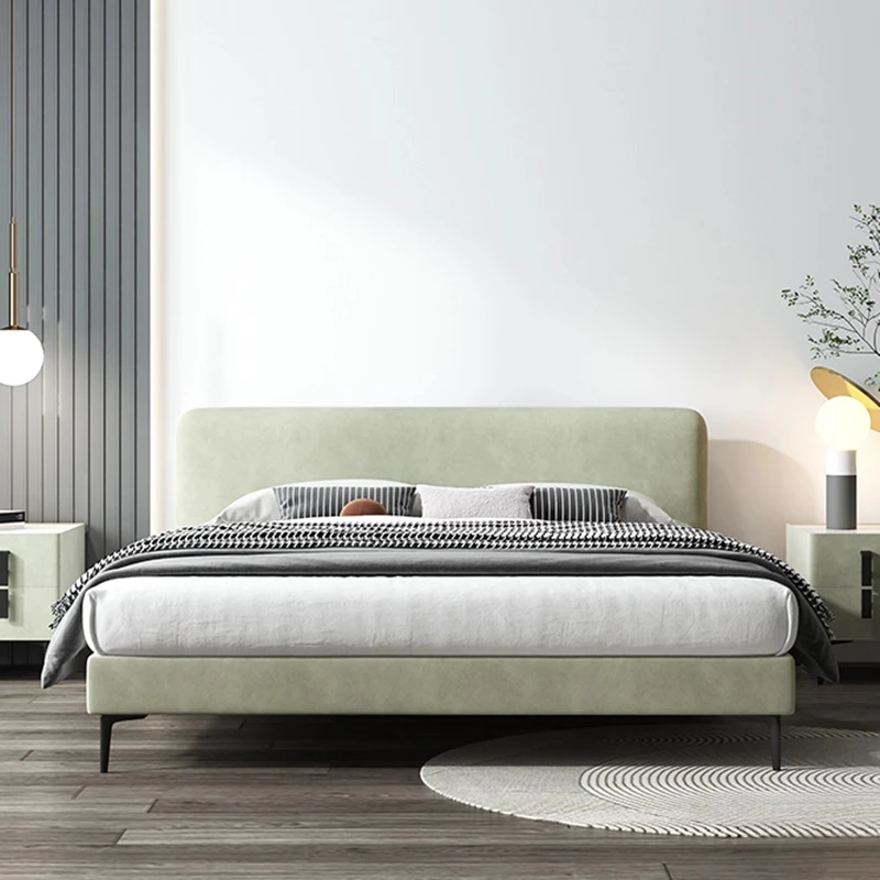 

Platform Bedroom Bed Floor Frame Queen Children Headboards Beauty Bed Mobile Sleeping Letto Matrimoniale Lounge Suite Furniture