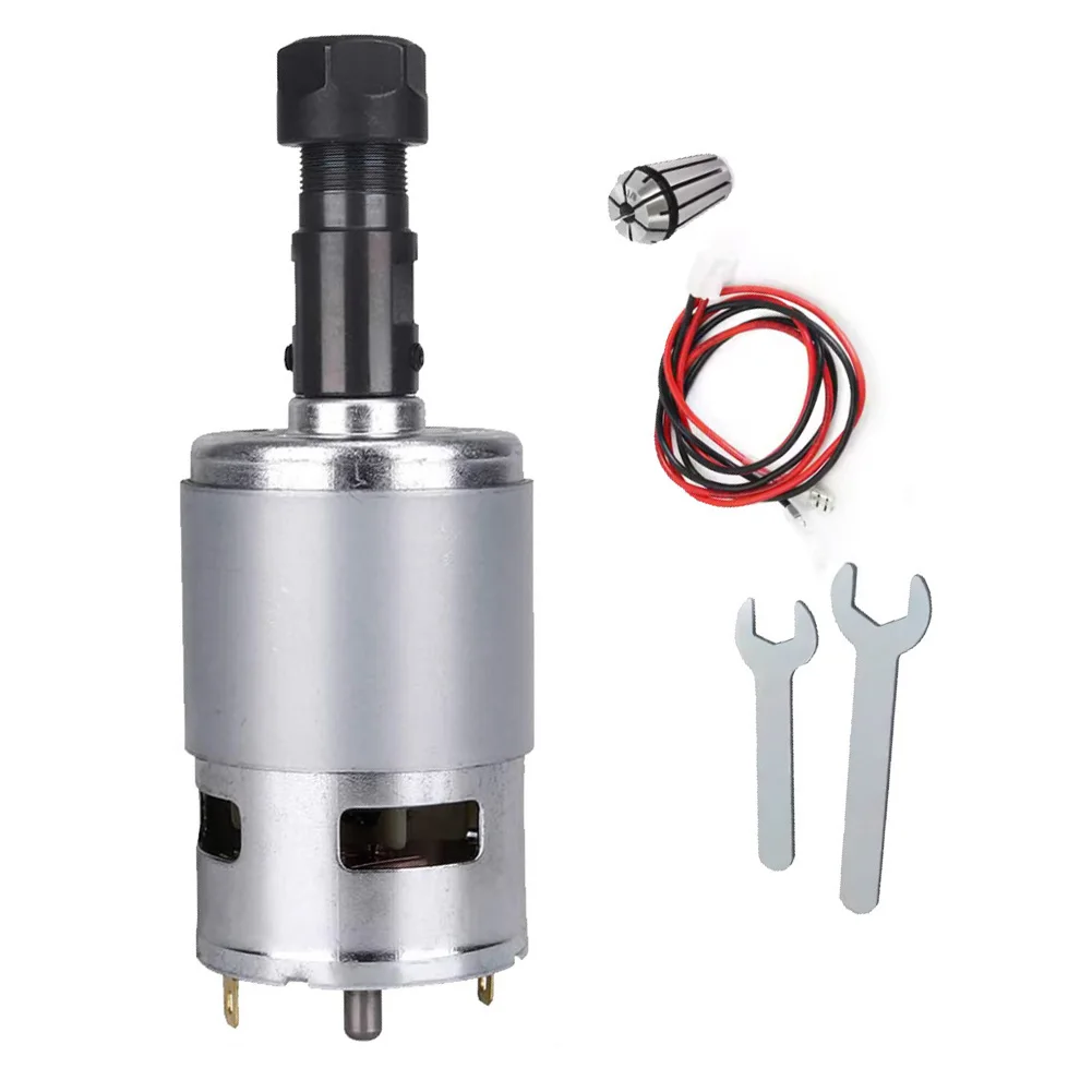 775 Motor Designed for CNC3018 Engraving Machines DC 12V-24V Wide Voltage Operation with ER11 Tool Holding System