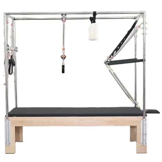 

Equipment Smart Library Adjustable Wooden Reformer Machine Studio Use Made From Maple Wood