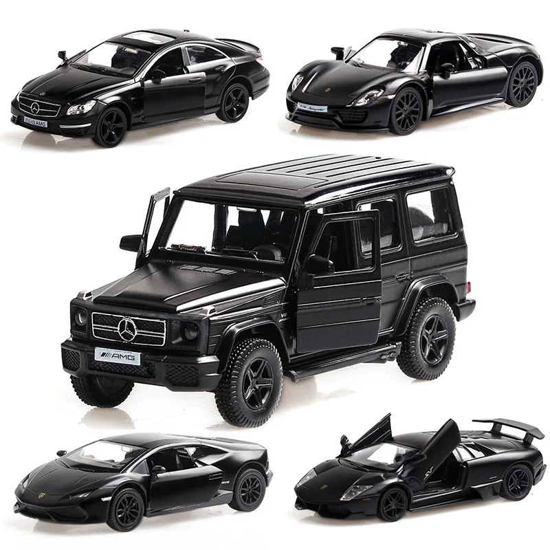 

Original box1:36 Matteblack series alloy car model big brand model toy car model collection ornaments decoration children's gift