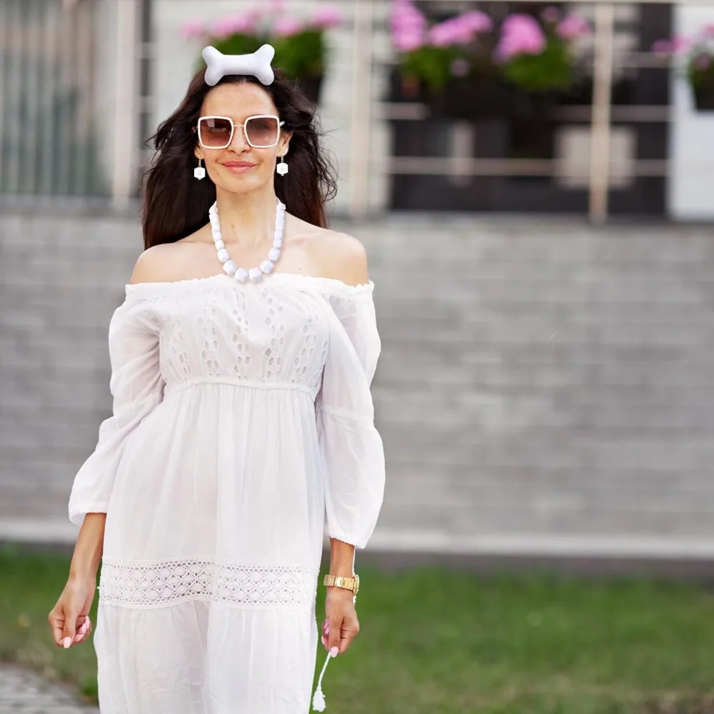 Pinzas para el cabello de hueso de 5,5 pulgadas para mujeres adultas 2 uds horquillas de esqueleto de felpa accesorios para el cabello blanco