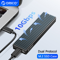 ORICO M.2 NVMe Enclosure USB 3.2 20Gbps SSD Storage Box 10Gbps Dual Protocols Solid State Drive External Case M2 HD Hard Disk