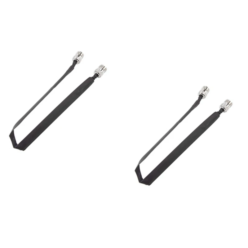 

Top Deals 2Pcs Door/Window Pass Through Flat RF Coaxial Cable SO239 UHF Female To UHF Female 50 Ohm RF Coax Pigtail Extension Co