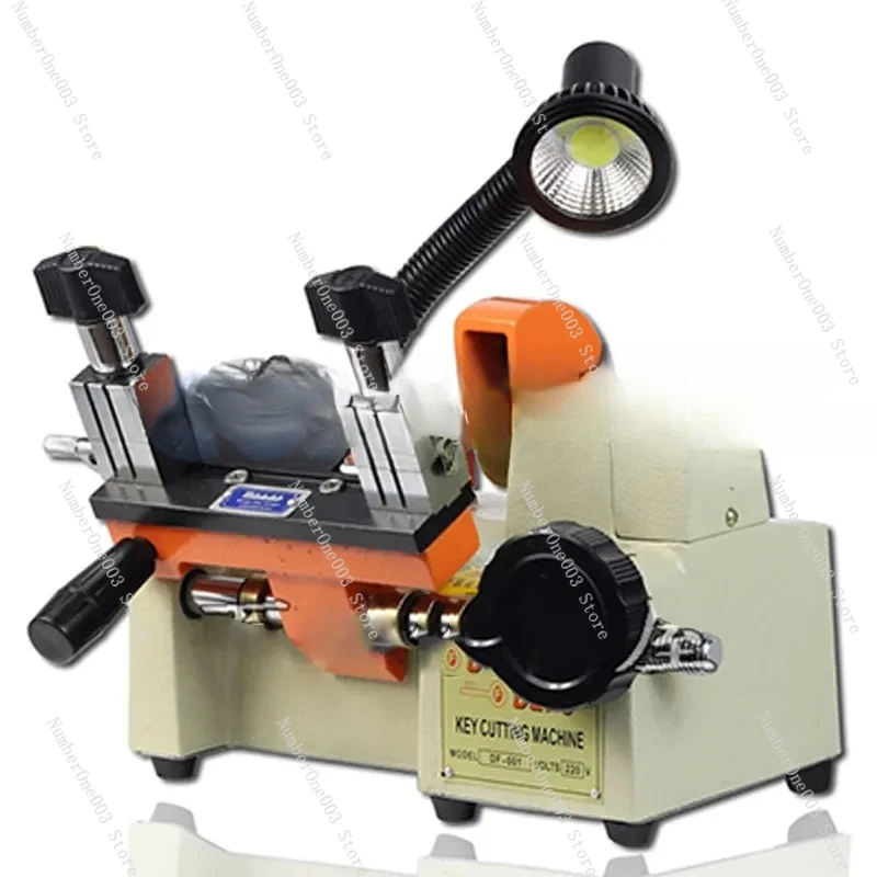 Horizontal Electronic Key Cutting Machine DF-001 Desktop Portable with Key Tool 220V