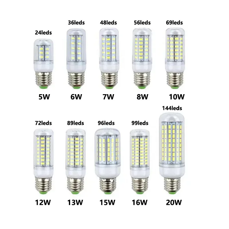 

THD_IDomestic small corn lamp 220V E27 E14 B22 E12 GU10 G9 energy-saving 5W 6W 7W 8W 10W 12W 15W 50W LED SMD5730