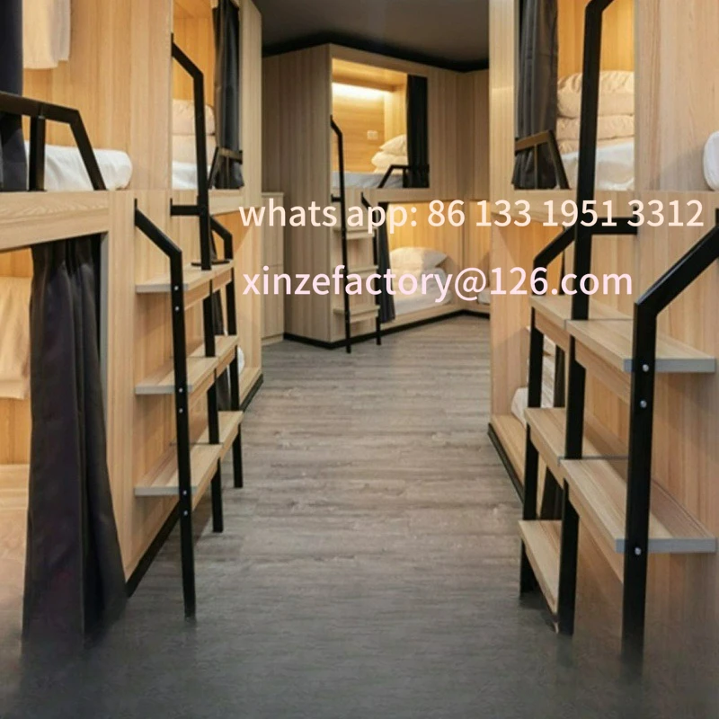 Customizable Space Capsule Bunk Bed Staff Dormitory Upper and Lower Bunk Hostel