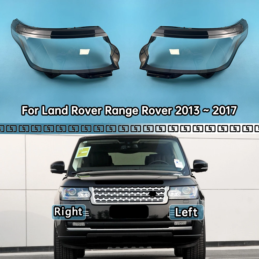 

For Land Rover Range Rover 2013 2014 2015 2016 2017 Headlamp Cover Transparent Lampshade Headlight Shell Lens Plexiglass